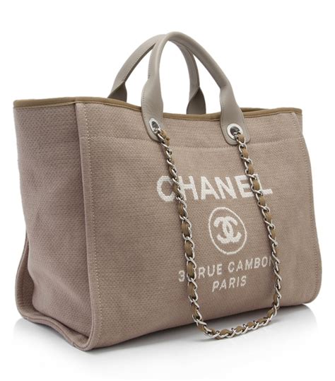 chanel canvas beach bag price|Chanel canvas tote 2021.